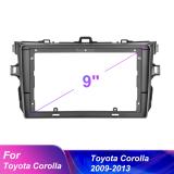 9 Inch Audio Video Car Accessories Kit For Toyota Corolla 2009-2013 Android Radio Installation